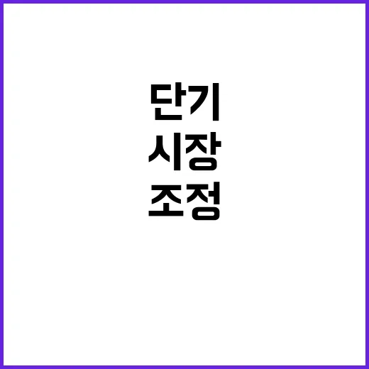 금융시장 혼돈 단기…