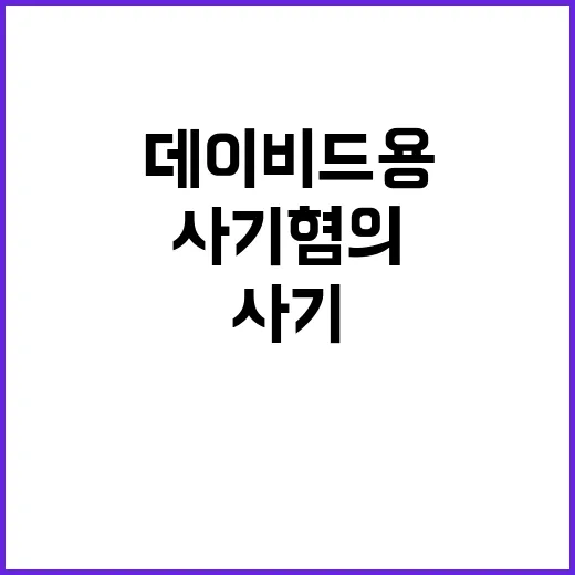 ‘데이비드 용’ 사…