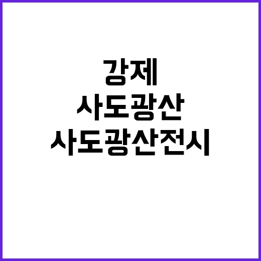 사도광산 전시 강제…