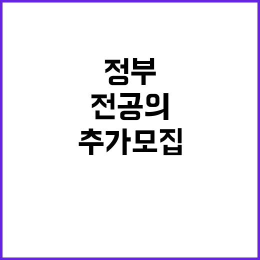 전공의, 정부의 추…