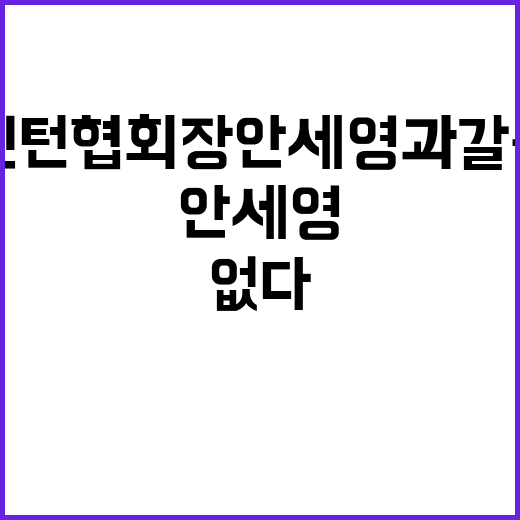 배드민턴협회장 안세…