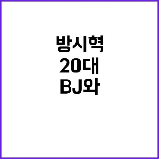 방시혁, 20대 B…