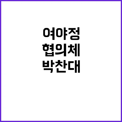 여야정 협의체, 대…