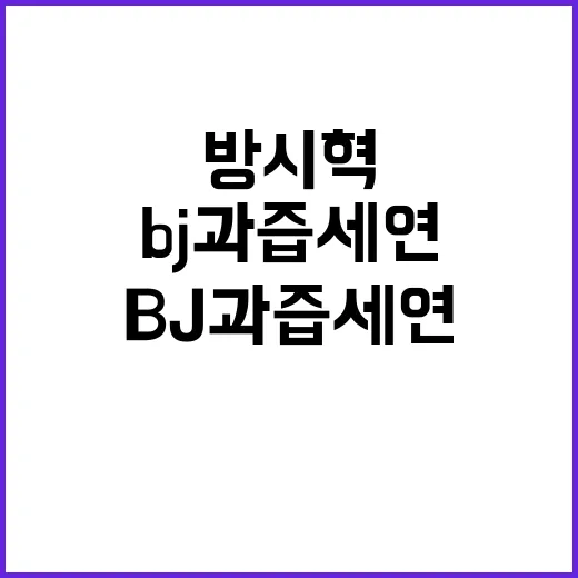 방시혁 목격 사건 BJ 과즙세연 뜨거운 방송 예고!