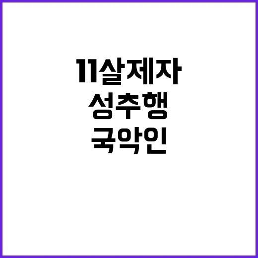 두 얼굴 국악인 11살 제자와 엄마 성추행!