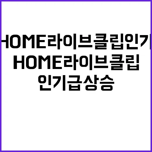 임영웅 Home 라…