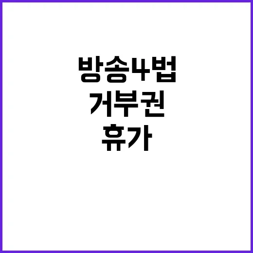 ‘방송4법’ 거부권…