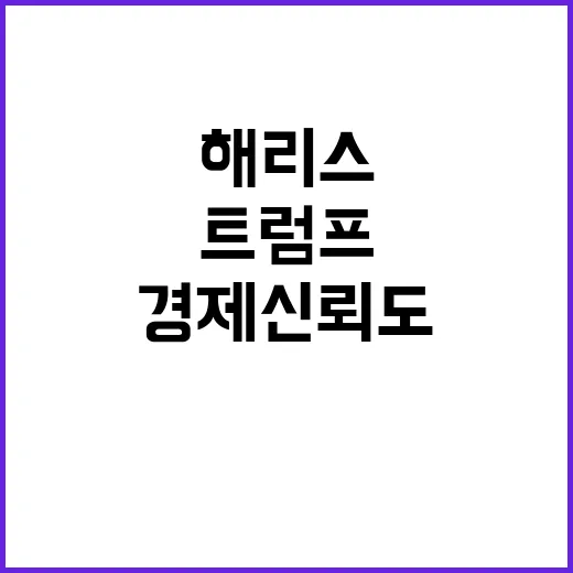 해리스 경제 신뢰도…