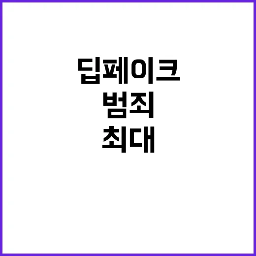 딥페이크 범죄 징역…