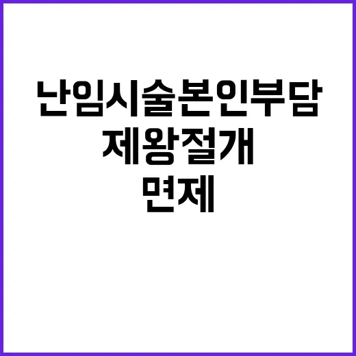 난임시술 본인부담 …