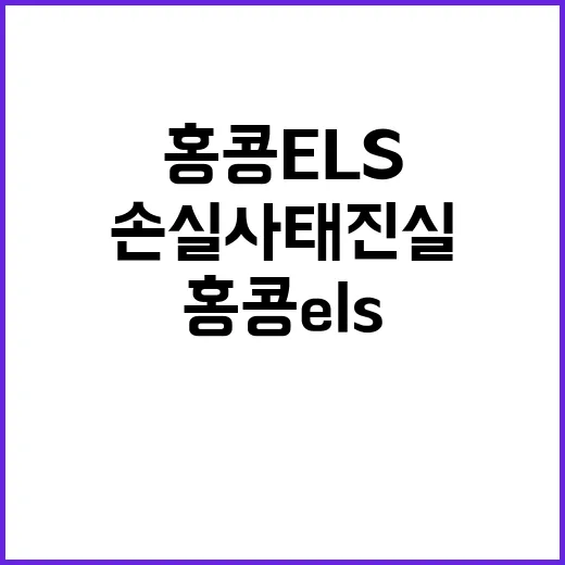 금융위 홍콩 ELS…