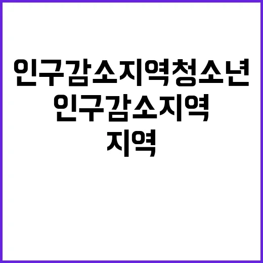 인구감소 지역 청소…