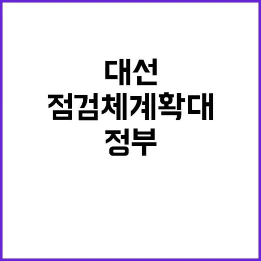 정부 대선 리스크 …