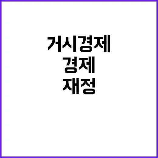 거시경제 간담회 재정 논의 사실상 전무!