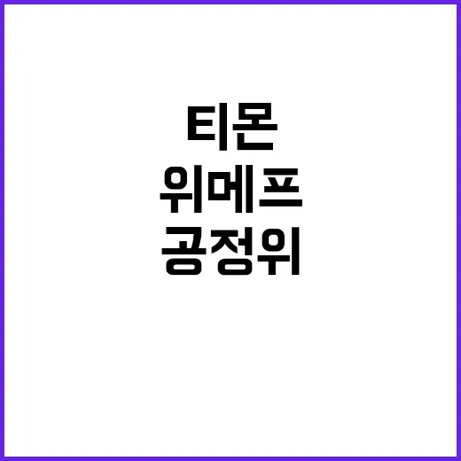 공정위 발표 티몬, 위메프 법 적용 제외 이유 공개