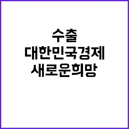 수출 호조, 대한민…