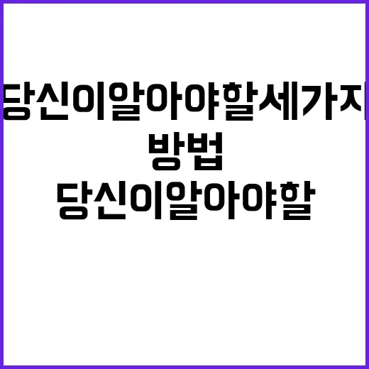 광복절 기념 당신이 알아야 할 세 가지 방법!