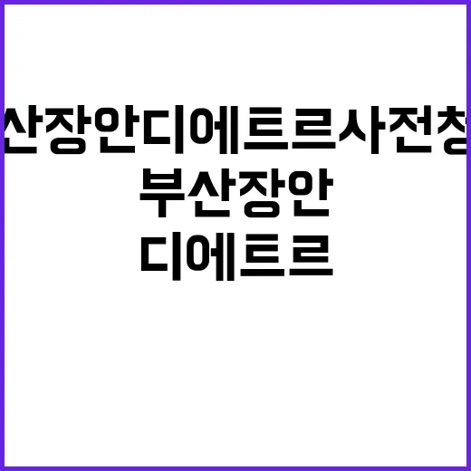 부산장안 디에트르 …