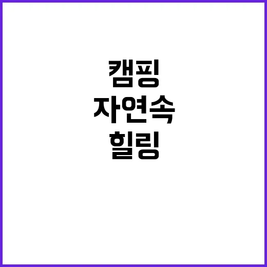 초원숲속야영장 자연…