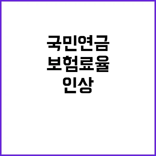 국민연금 보험료율 인상 지속 가능성의 새로운 전환