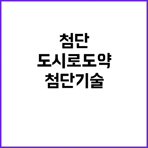 광주 첨단기술로 한국 성장 이끌 도시로 도약!