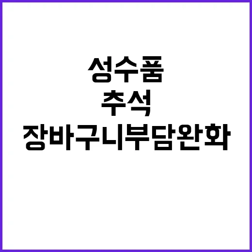 추석 성수품 장바구…