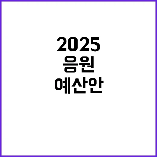 2025 예산안 다…