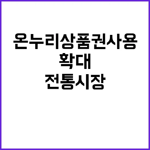 온누리상품권 사용확…