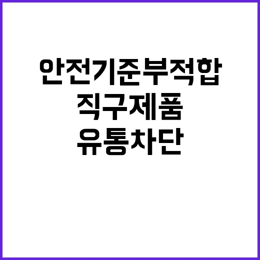 직구 제품 유통 차…