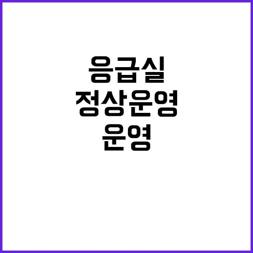 응급실 현황 406…