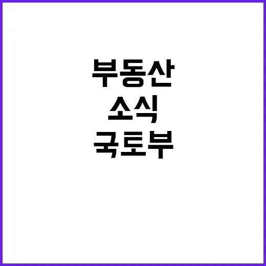 부동산공시가격 국토부 개선 완료 소식 공개!