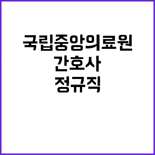 간호직 6급(광역응급의료상황팀) 채용 공고