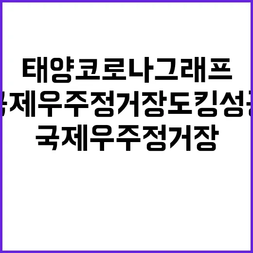 태양 코로나그래프 국제우주정거장 도킹 성공 소식 공개!