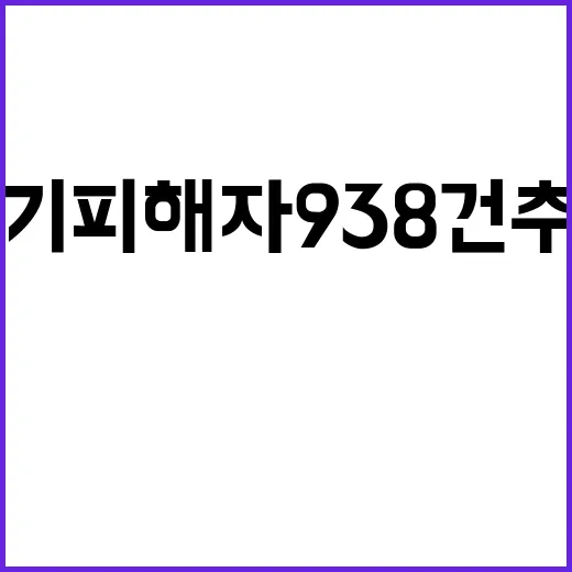 전세사기 피해자 938건 추가 인정! 총 2만 4668건!