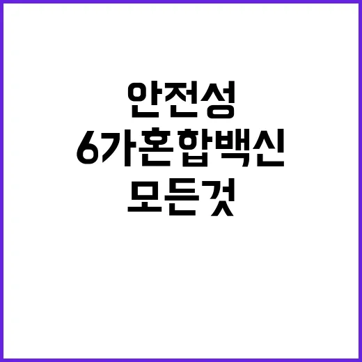 ‘6가 혼합백신’ …