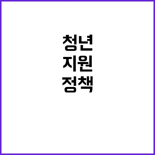 청년지원 정책 국민…