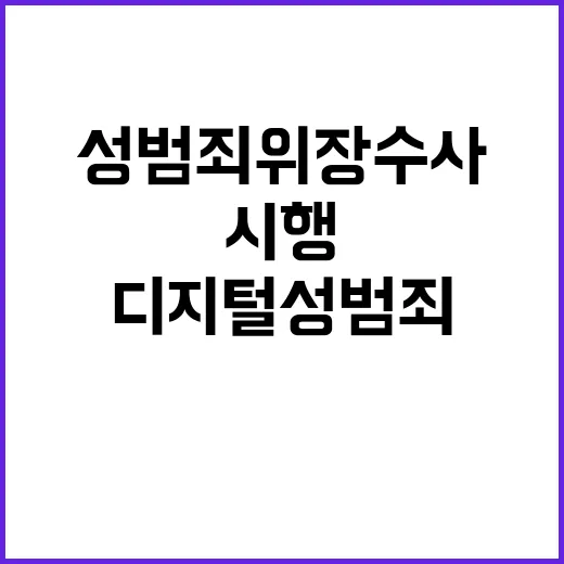 디지털 성범죄 위장…