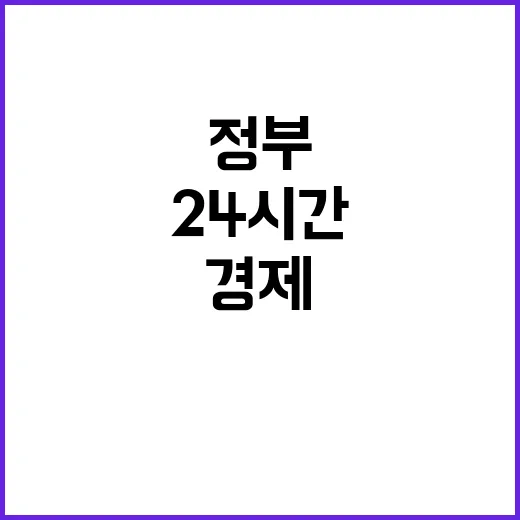 경제 모니터링 정부의 24시간 금융상황 점검 TF!