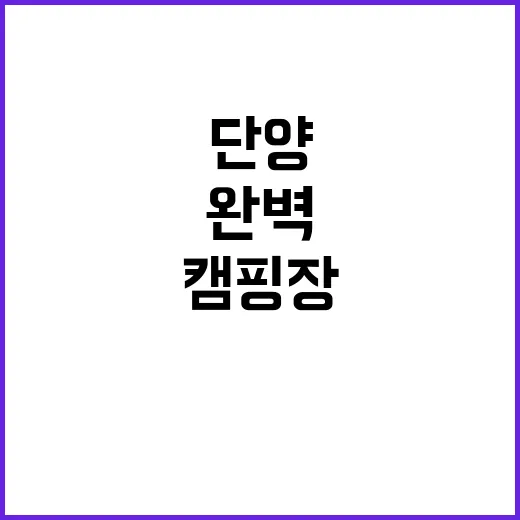 단양 별마루캠핑장