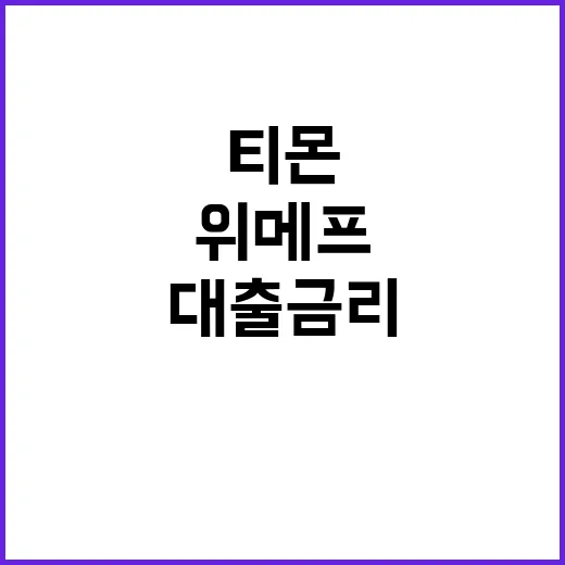 위메프·티몬 대출금…