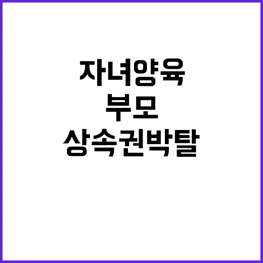 구하라법 자녀양육 …