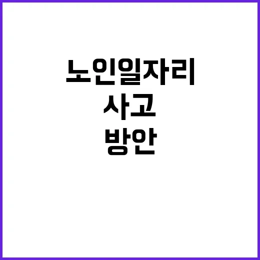 복지부 노인일자리 …