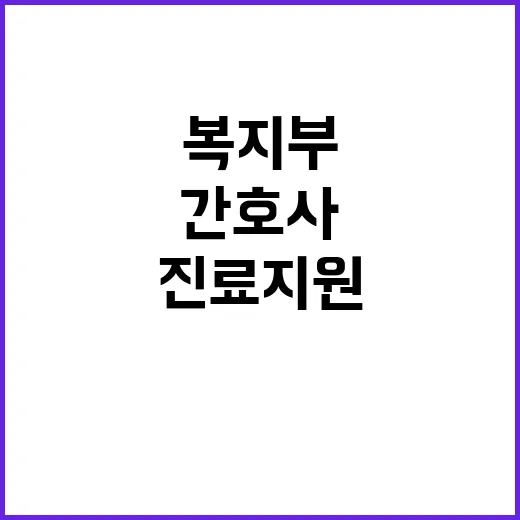 복지부 진료지원간호…