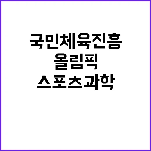 한국스포츠과학원 분석연구원 채용공고(국가대표 현장밀착형 스포츠과학 지원)