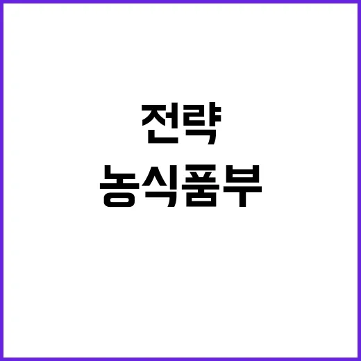 쌀 소비 확대 농식품부의 새로운 전략과 실천 계획