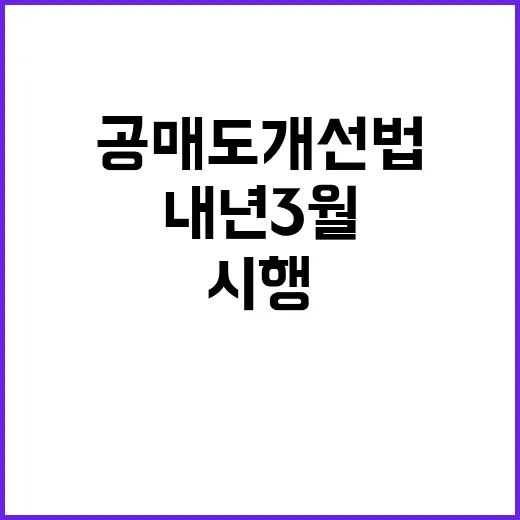 공매도 개선법 내년 3월부터 시행 확정!