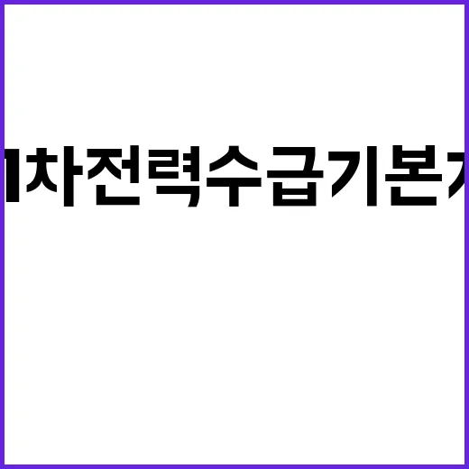 SMR 건설 계획 제11차 전력수급기본계획에 포함!