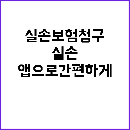 실손보험 청구 앱으로 간편하게 진행하는 법!