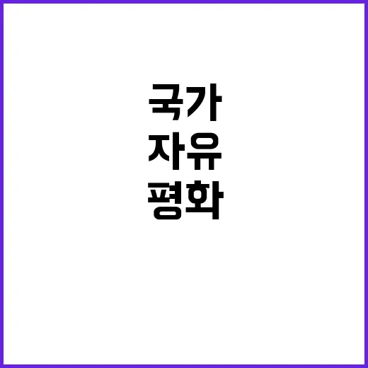 ‘글로벌 중추국가’ 외교부의 자유와 평화 기여!