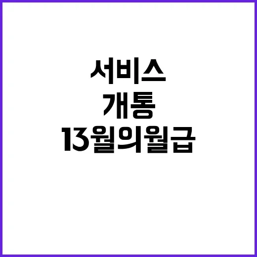 ‘13월의 월급’ 확인!…국세청 연말정산 서비스 개통